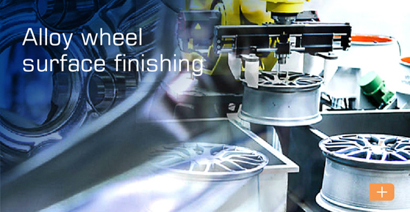 Alloy wheel surface finishing