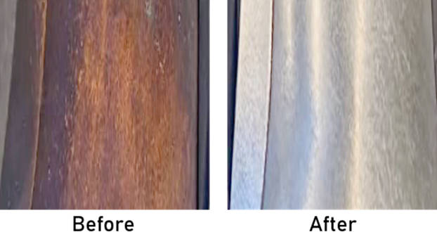 Surface finishing of a Inconel 718 vane in an OTEC stream finishing machine