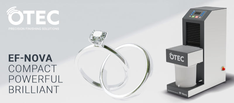 Jewellery electro finishing made easy by the OTEC EF Nova