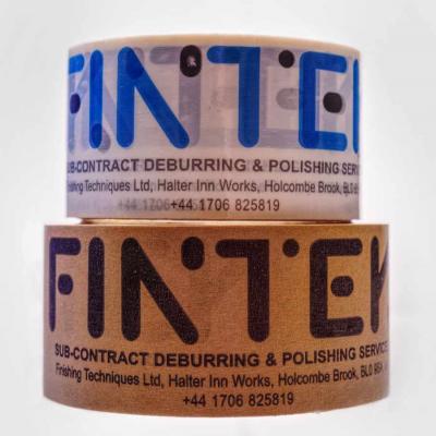 Fintek paper tape (bottom) replaces plastic (top)