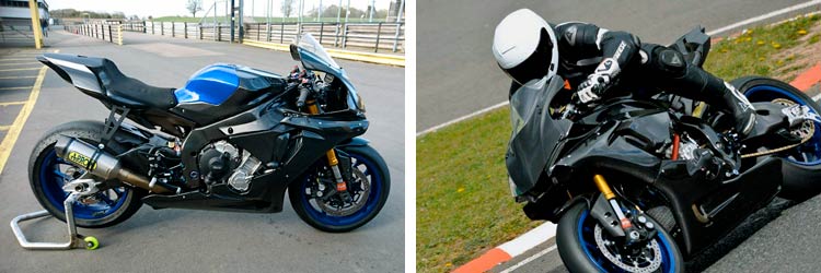 Kieran Sangha on the race track